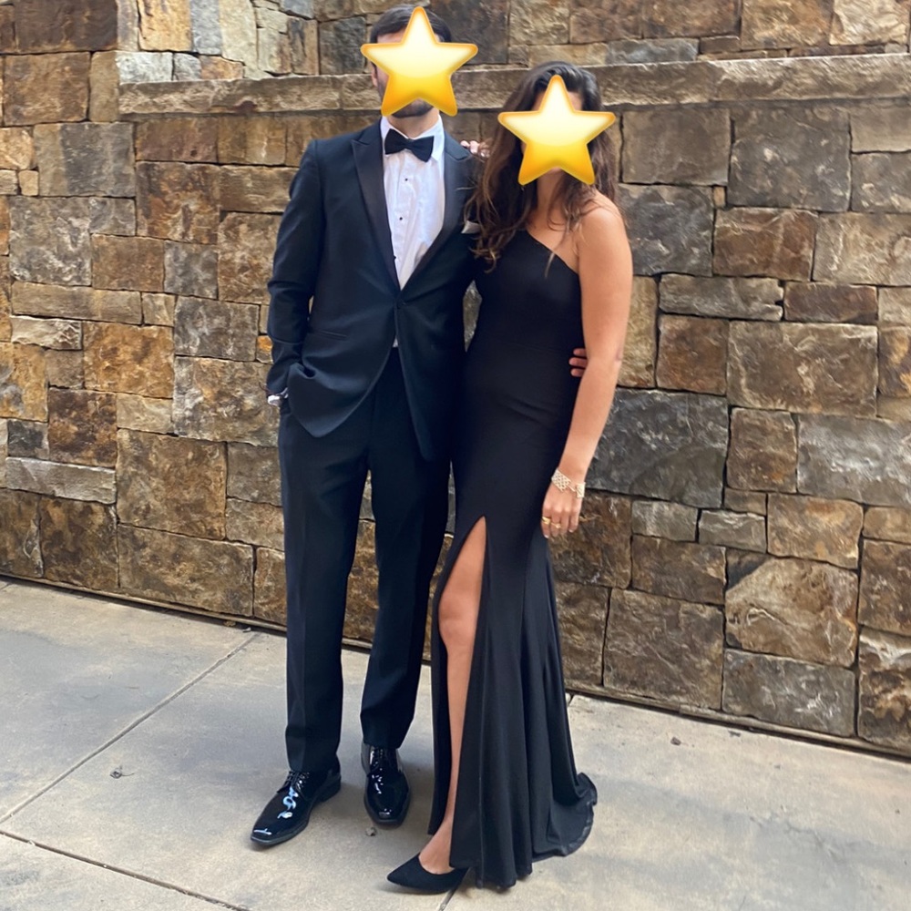 Black formal dress
